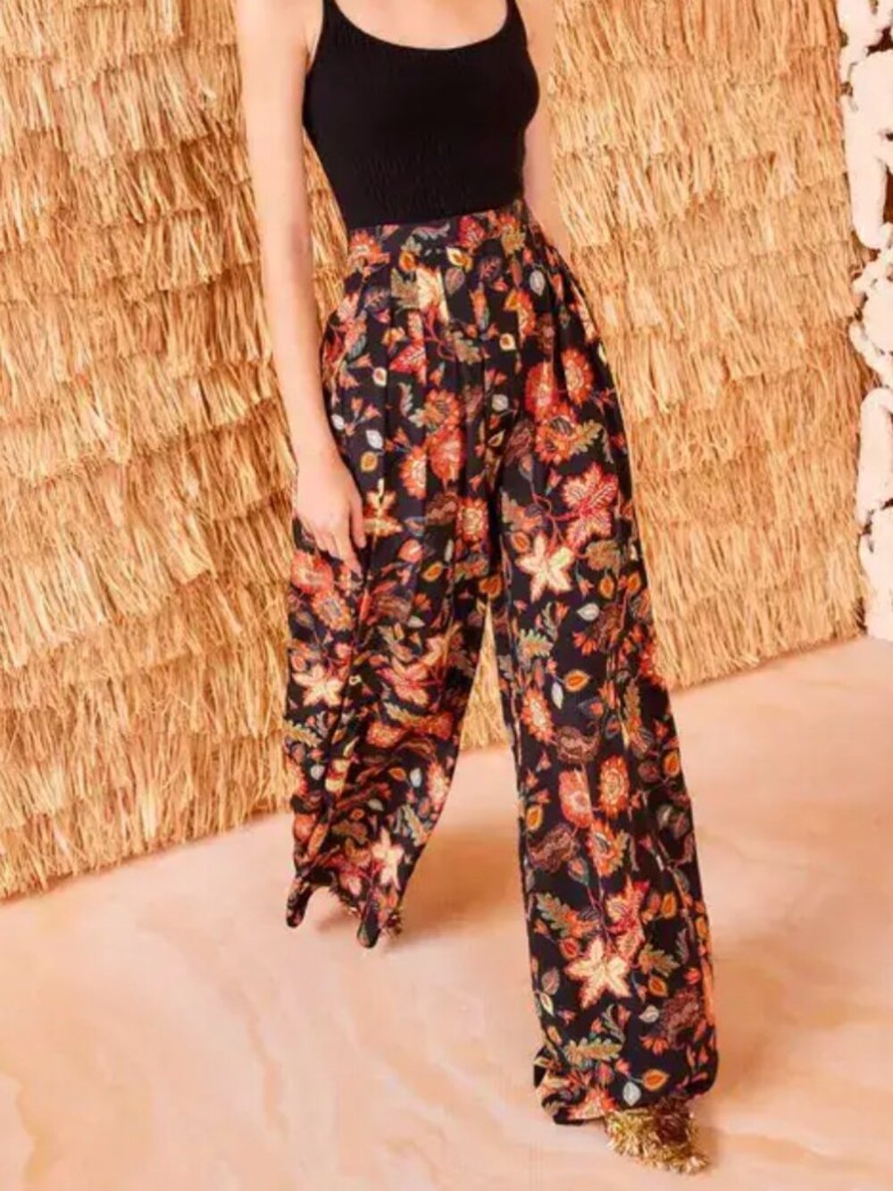 Ulla Johnson Linnea Silk Wide-Leg Pants